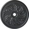 Ekena Millwork Sellek Ceiling Medallion (Fits Canopies up to 9"), Hand-Painted Pewter, 42 1/8"OD x 1 7/8"P CM42SKPES - alternate 1
